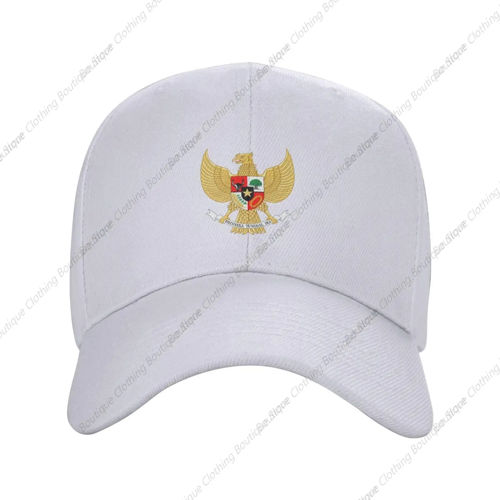 National Emblem of Indonesia Baseball Cap Women Men Hat Truck Driver Baseball Caps Adjustable Dad Hats White