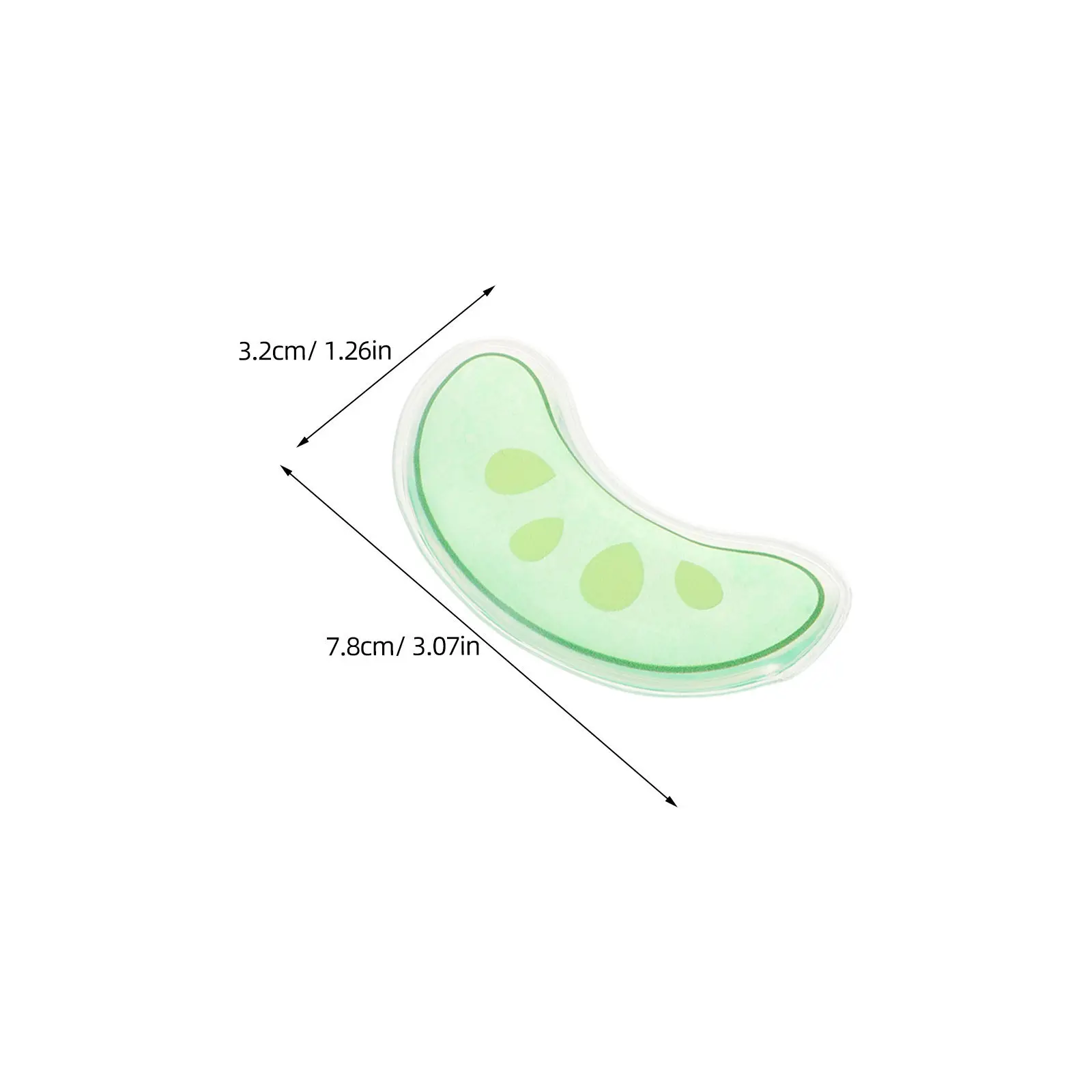 6Pairs Double Eyelid Gel Eye Pads Cooling Ice Pack Reusable Eye Patches for Puffiness Dark Circles Reducing Instant Cold