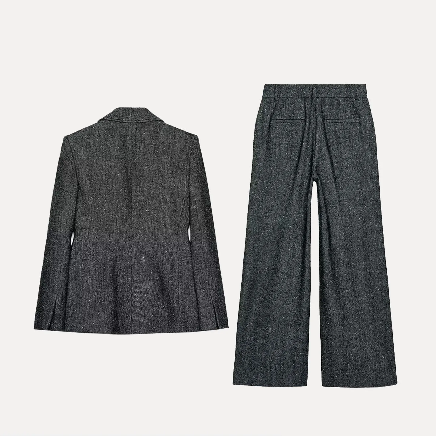 Abito da donna Jaet e pantaloni Set lungo Sve Pure Color European Sle Faionable Collezione autunnale Z Brand