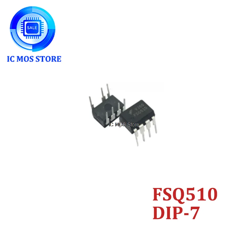 

1PCS FSQ510 Q510 LCD power management chip DIP-7 direct plug power IC