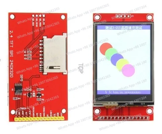 

maithoga 2.4 inch 14PIN LCD RGB 65K Color Screen (Touch/No Touch) with Adapter Board ILI9341 Controller 320*240