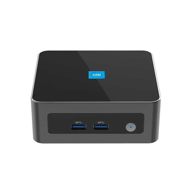 Helor Cloud Home Mini PC with 2 HDMI 4 USB3.2 Inter N100 Support Windows10/11 WiFi6 Bluetooth Firewall Pfense Office Computer