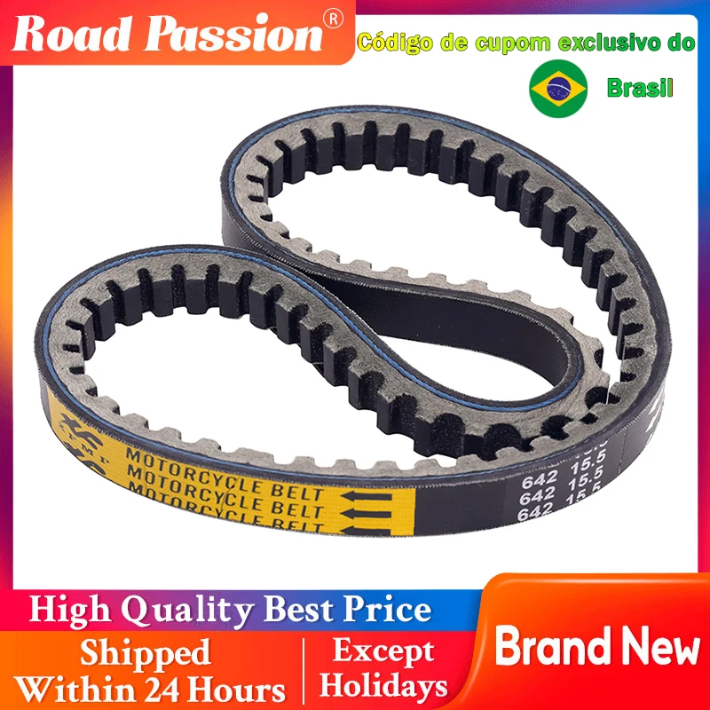 642*15.5 / 642x15.5x30 correia de transmissão para 2 tempos 50cc para honda dio elite & aero scooters atv 23100-gg2-750 23100-gg2-751