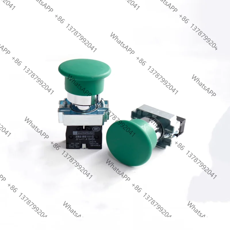 ZB2‑BC31 Green Mushroom Momentary Push Button Switch NO Normally Open