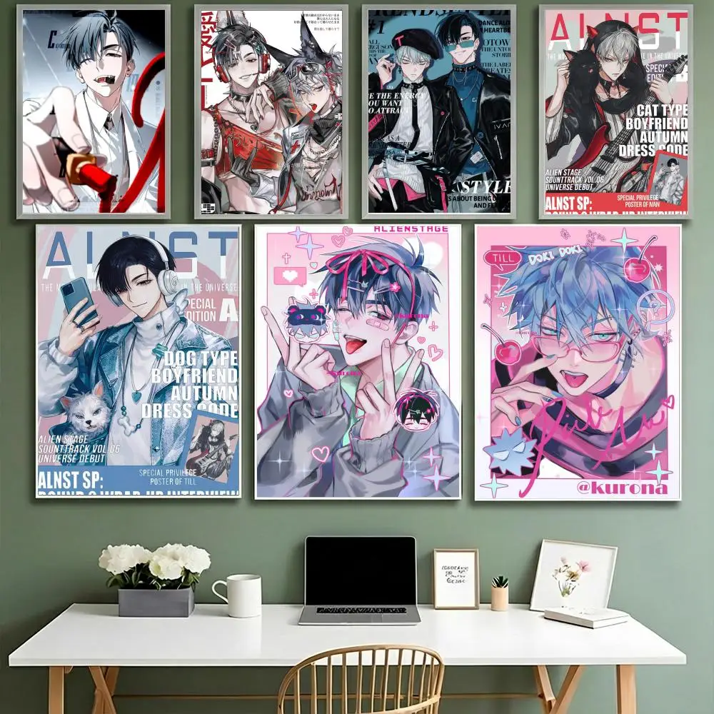 Anime A-Alien Stage Ivan Till Poster HD Wasserdicht Hochfeste Selbstklebende Wanddekoration Universal