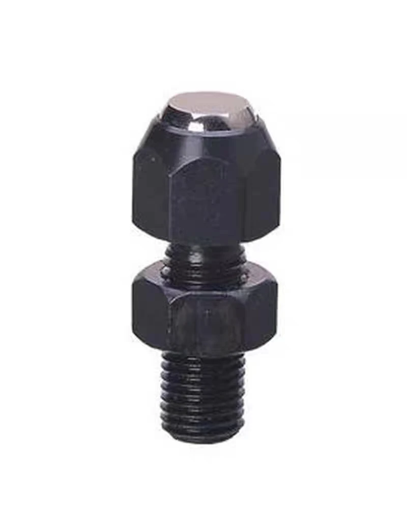 ZT35/36 Swiveling jack screw smooth/serrated carbon steel black screws