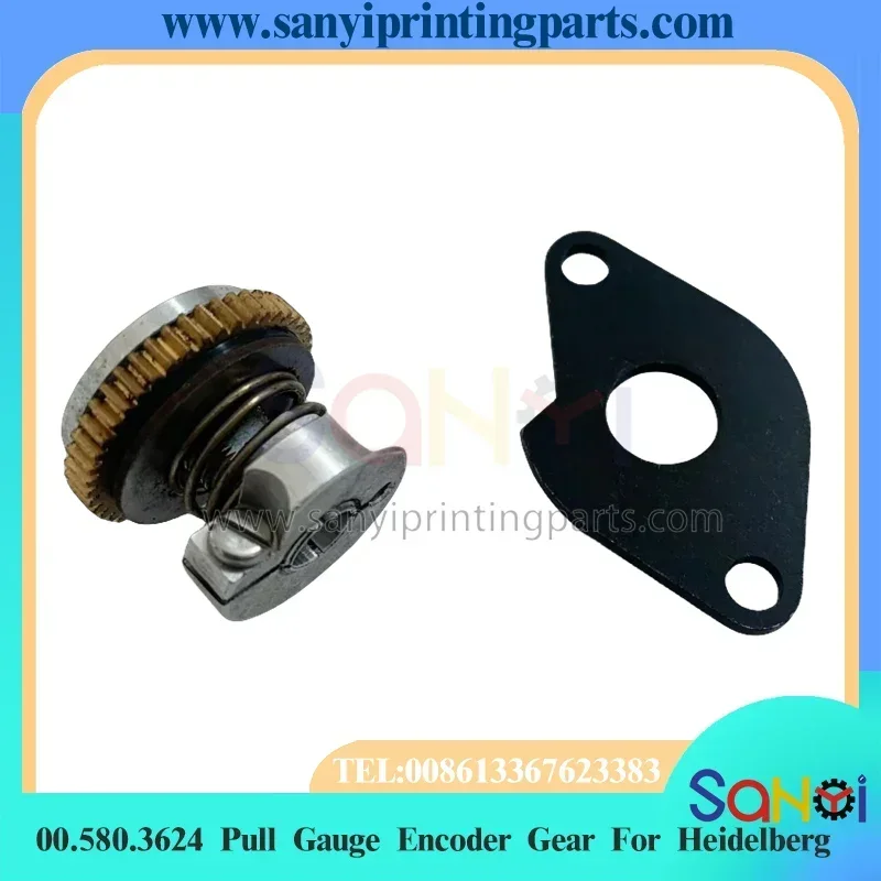 1 ชุดที่ดีที่สุดคุณภาพ 00.580.3624 Pull Gauge Encoder เกียร์สําหรับ Heidelberg SM102 CD102 พิมพ์เครื่อง