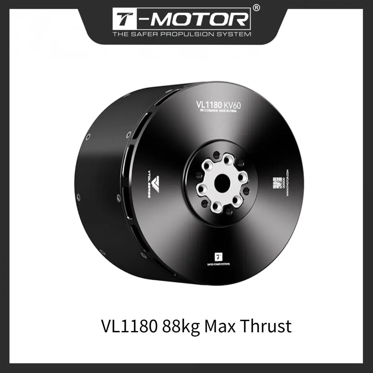 

T-MOTOR VL1180 VTOL Brushless Motor High-Thrust with 88kg Max Thrust Propulsion Systems for Fixed-Wing Aircraft Drone DIY Parts