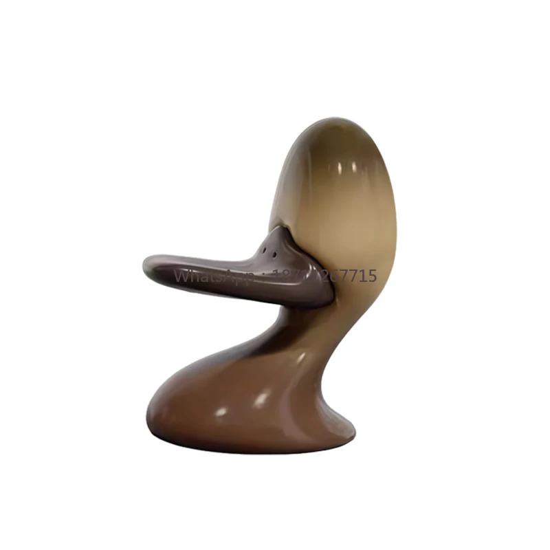 There are no duck force stools, animal shape floor ornaments, living room soft decoration, small stools