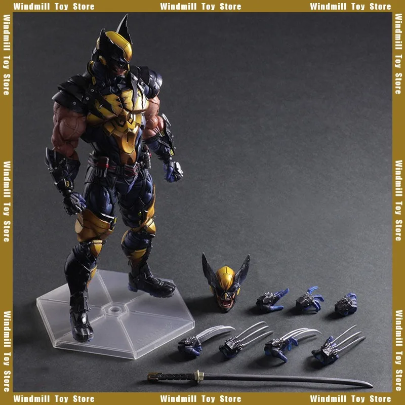 

28cm Deadpool Wolverine X-MEN Movie Peripherals Joint Movable PVC Model Figure Desktop Decoration Collections Ornament Gift Toys