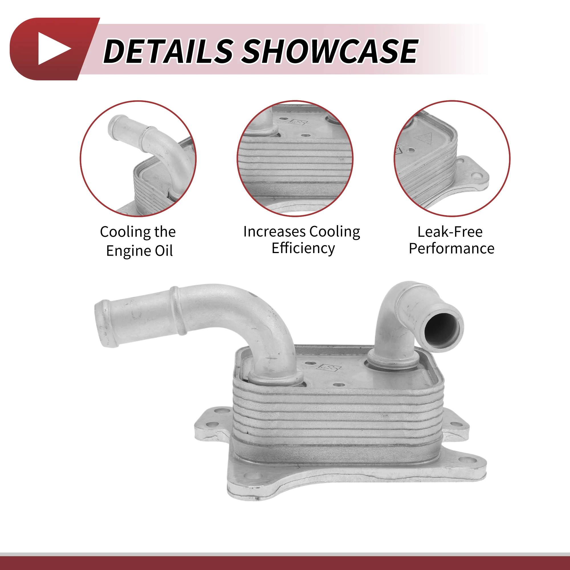 

Масляный радиатор двигателя UXCELL для Hyundai Kona SE 2022-2025 L4 2,0 л No 264002J400, алюминиевый сплав, 1 шт., автомобиль