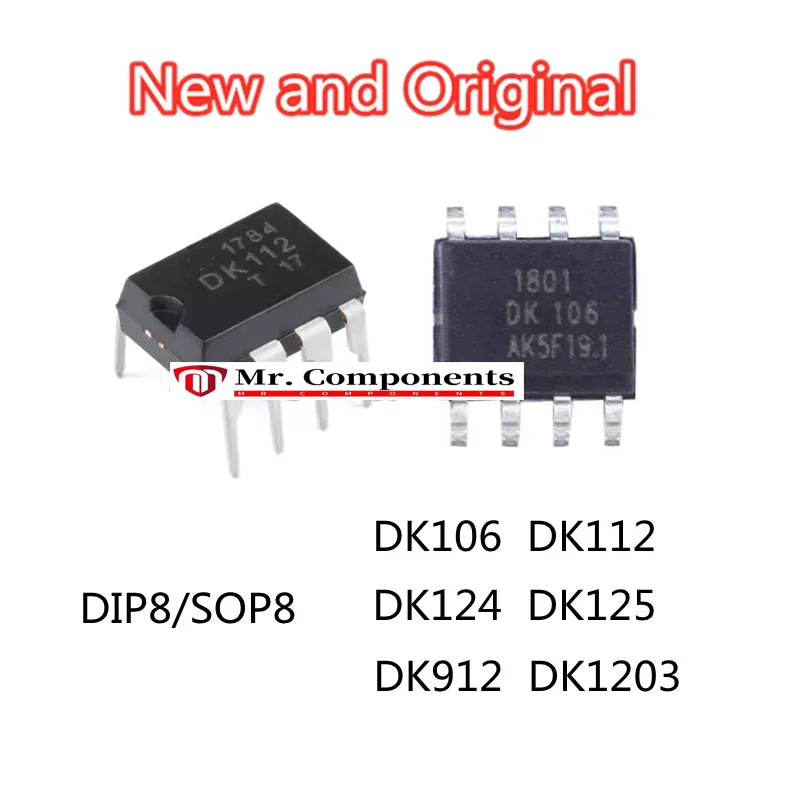 10PCS DK106 DK112 DK124 DK125 DK912 DK1203 DIP8 SOP8 SOP7 AC-DC controller and regulator In stock