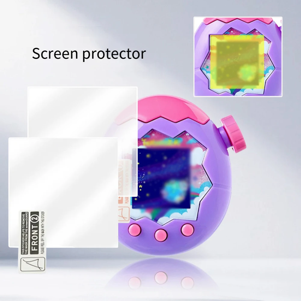 Для-tamagotchi-paradise-hd-прозрачная-пленка-Защитная-пленка-для-экрана-от-царапин-Полное-покрытие-Квадратный-защитный-чехол-для-экрана-Игровой-аксессуар