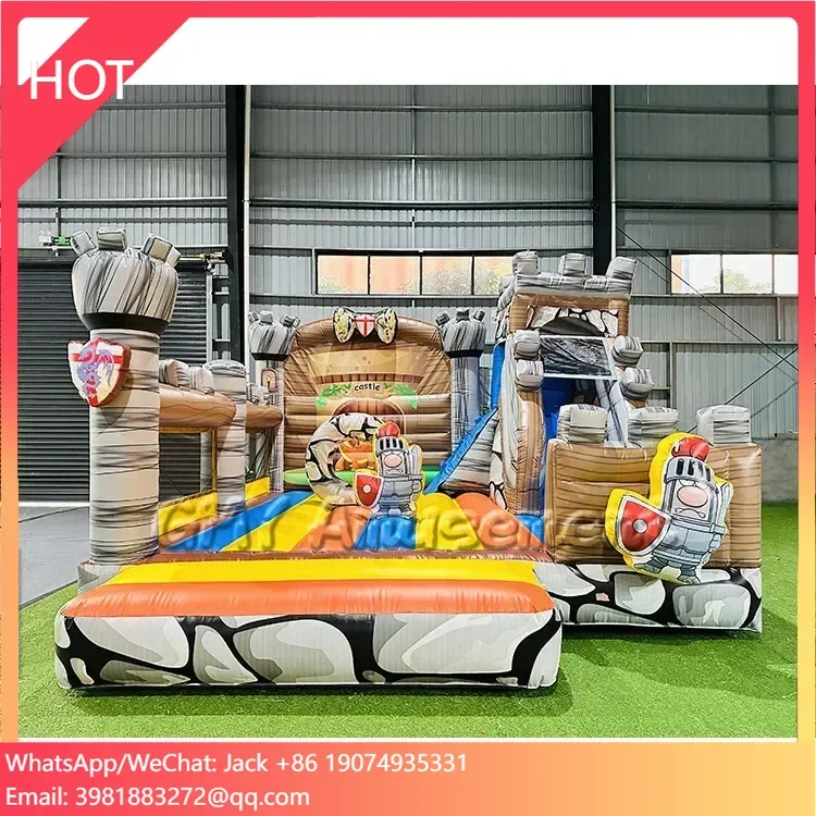 

New Design Pvc Bounce House Castle Slide Inflatable Bouncy Castle With Slide