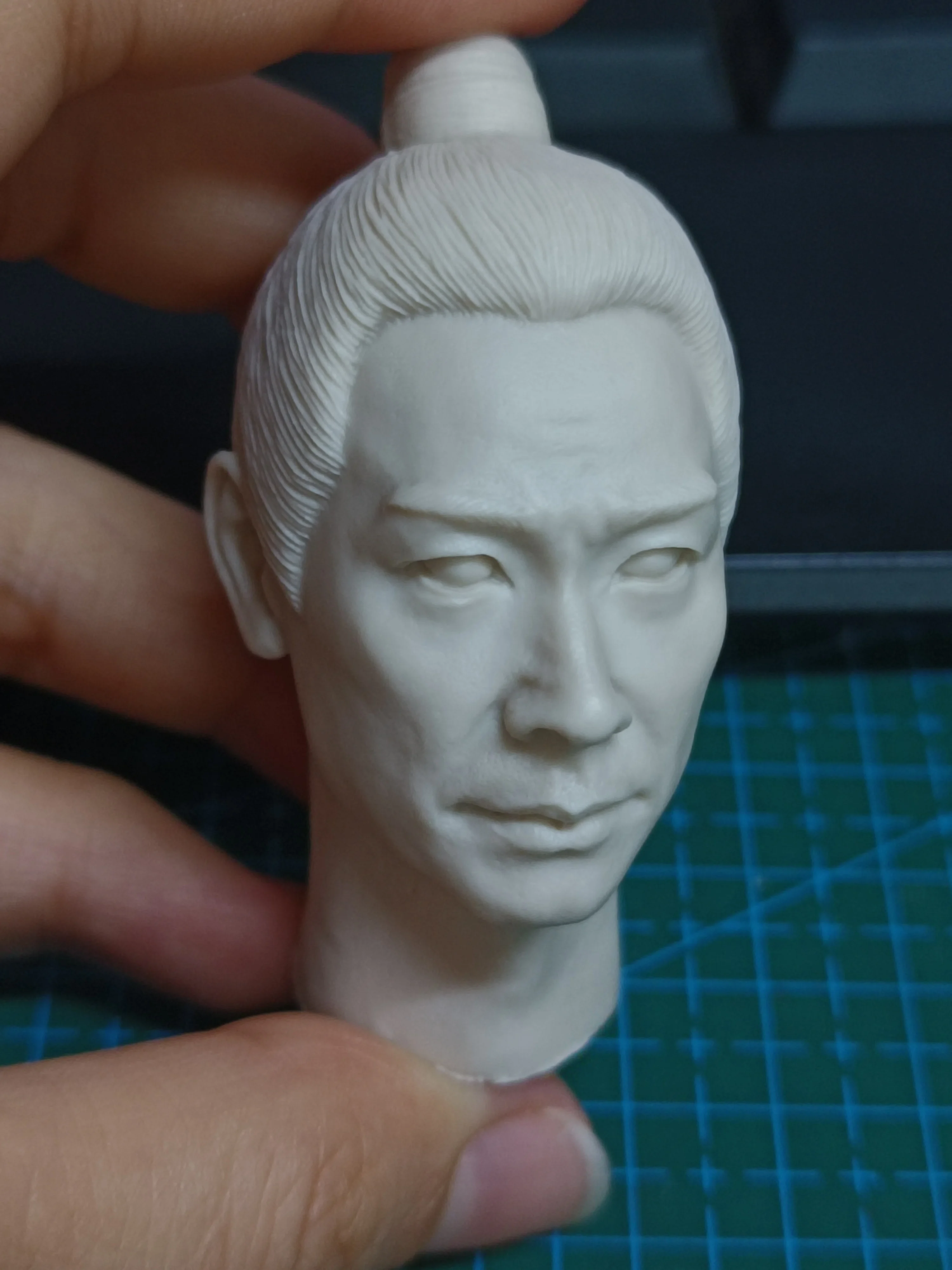 

Ancient Actor Soldier Chiu Man-Cheuk S QI JI Guang Male Head Carving Asia Star Toys Doll Model 1/6 Scale Action Figure Body