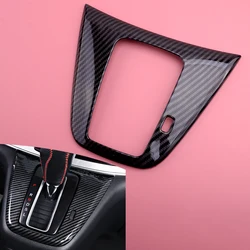 Inner Gear Shift Panel Decoration Trim Cover Black Carbon Fiber Style Plastic Fit for Honda CRV CR-V 2012 2013 2014 2015 2016