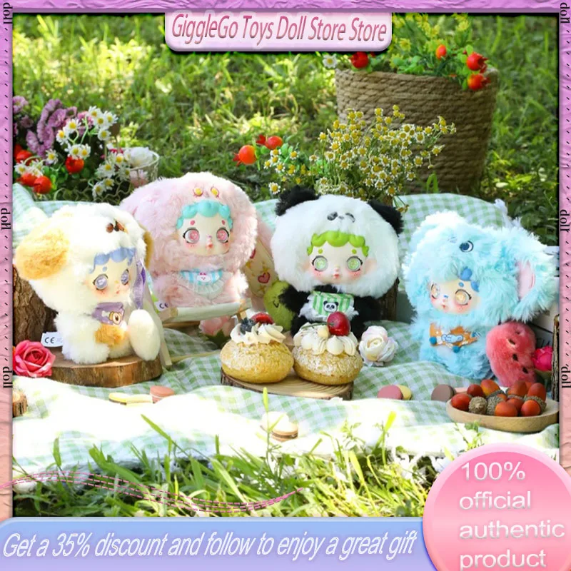 New Wonderful Deer Lily Animal Diving Action Series Vinyl Plush Blind Box Trendy Play Phone Pendant Cute Doll Anime Periphery