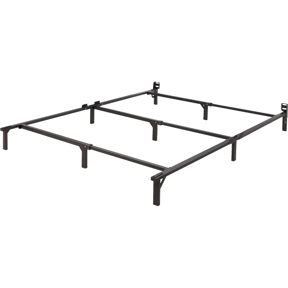 

Metal Bed Frame, 9-Leg Base for Box Spring and Mattress, Tool-Free Easy Assembly