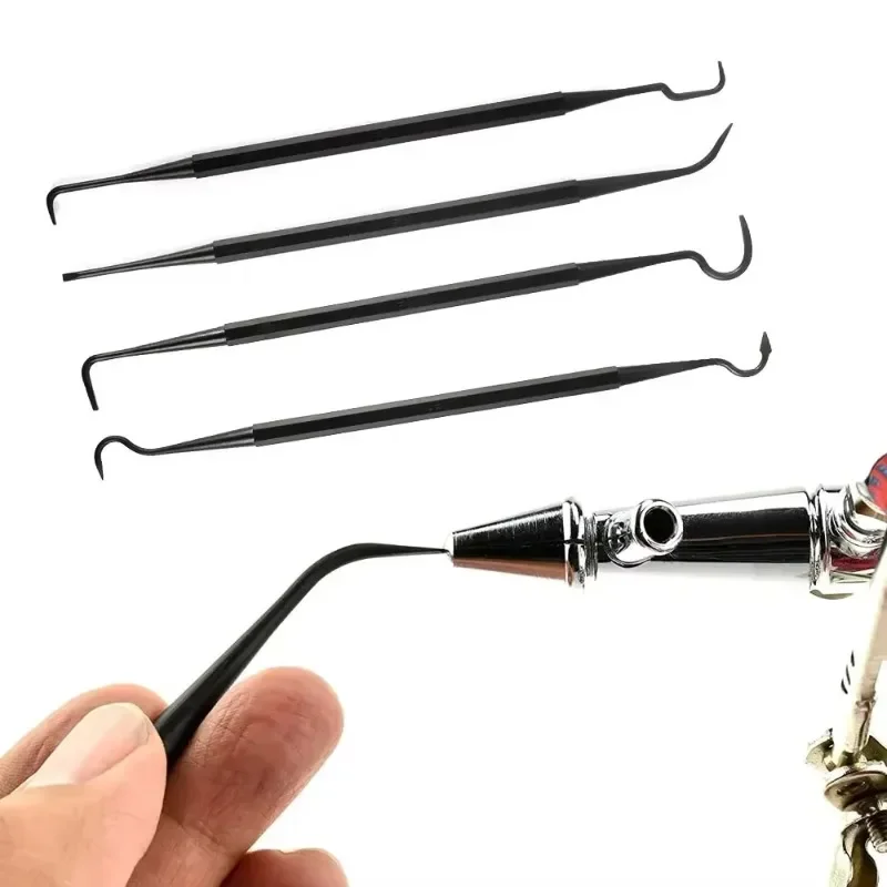 Hot Sell Double-ended Nylon Pick Hook Set 4Pcs Multifunctional Auto Detailing Cleaner Tool Car Stain Gap Cleaning Supplies
