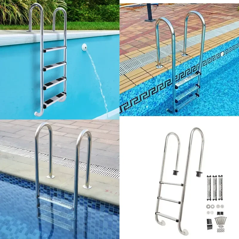 for  Multifunctional Pool Ladder Easy to Install Suitable  Various Pool Edges