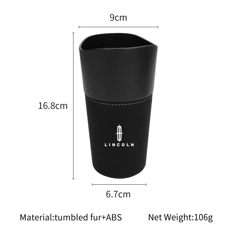 Car Multi-Function Rubbish Bin Waterproof Garbage Storage Bucket For Lincoln MKZ MKX Aviator Navigator Continental Corsair MKC M