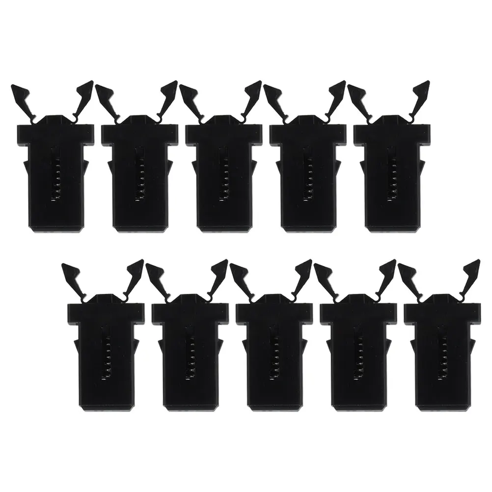 

10 Pcs Pressure Clamp Bin and Lock Trash Can Parts Lid Buckle Garbage Container Cover Office