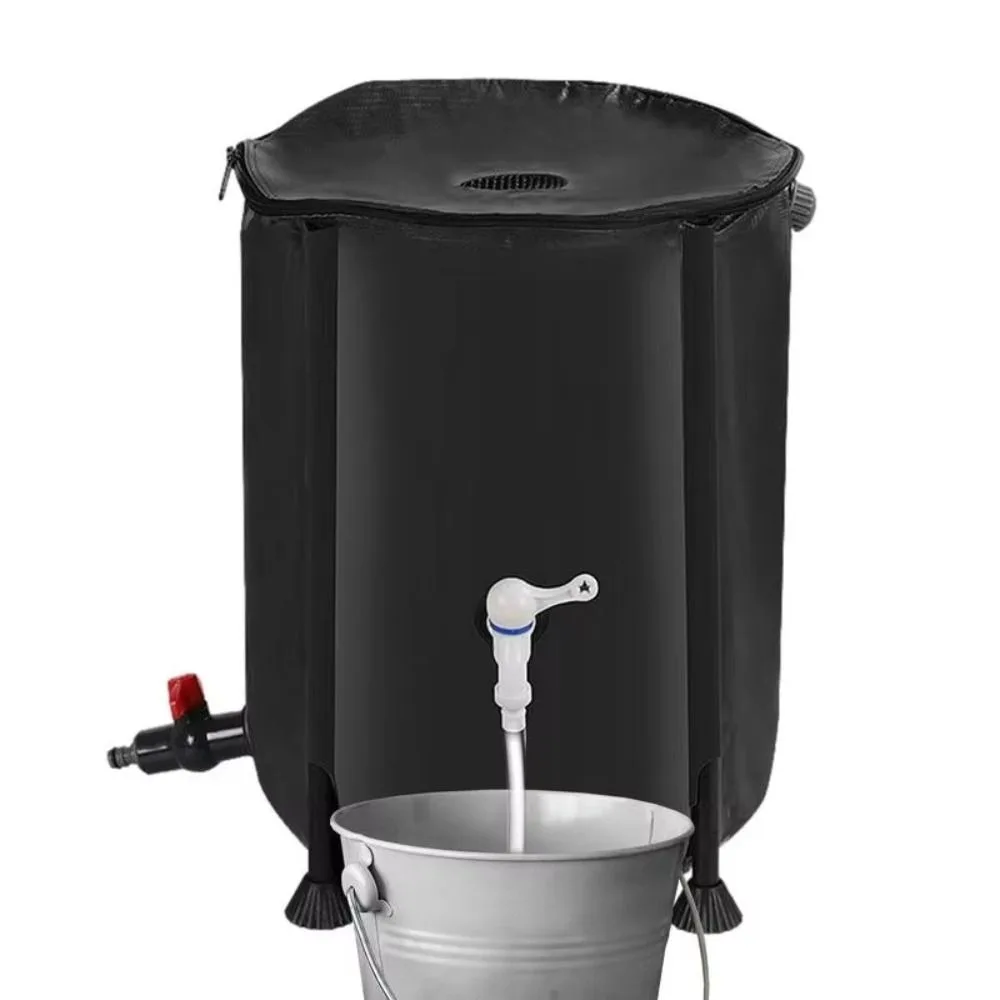 50-500L Collapsible Rain Barrel Waterproof Foldable Garden Water Catcher Large Capacity Durable Garden Water Storage Tank