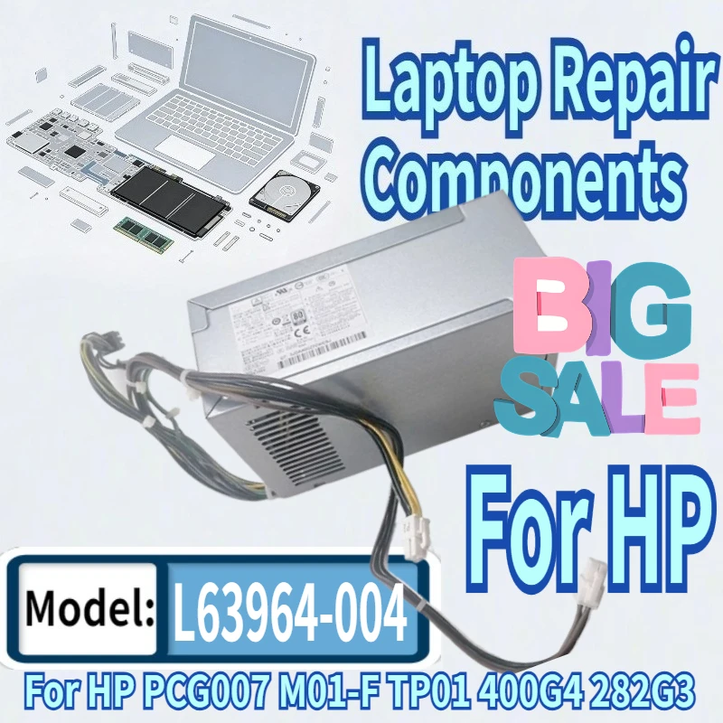 

L63964-004 310W For HP PCG007 M01-F TP01 400G4 282G3 Power Supply Tested High Quality Replacement Parts