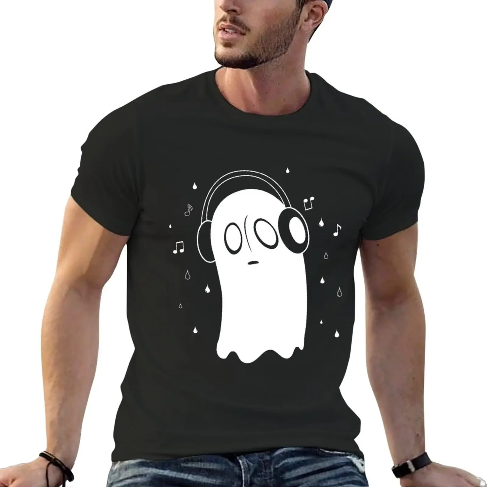 

Napstablook T-Shirt sweat funnys cute clothes mens big and tall t shirts