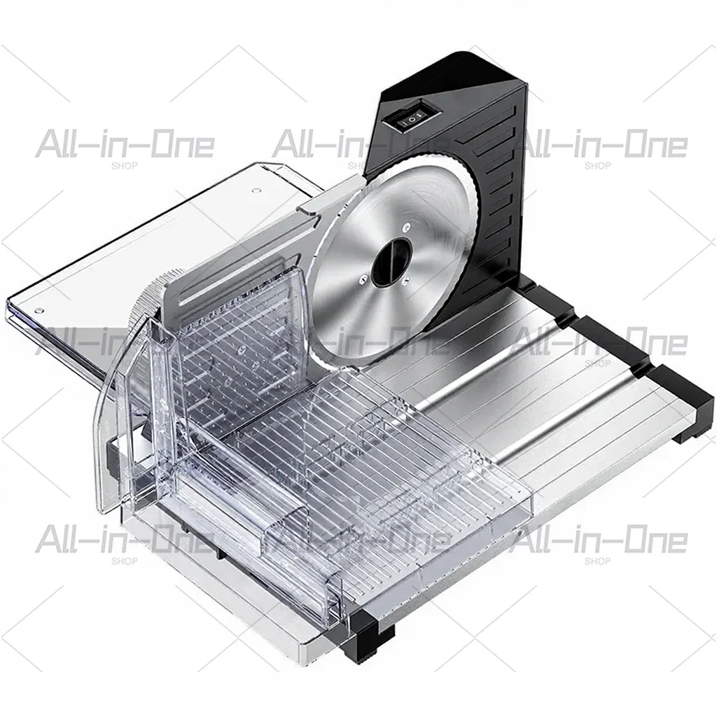 Household Electric Slicer Silent Frozen Meat Stainless Steel Meat Slicer Commercial
