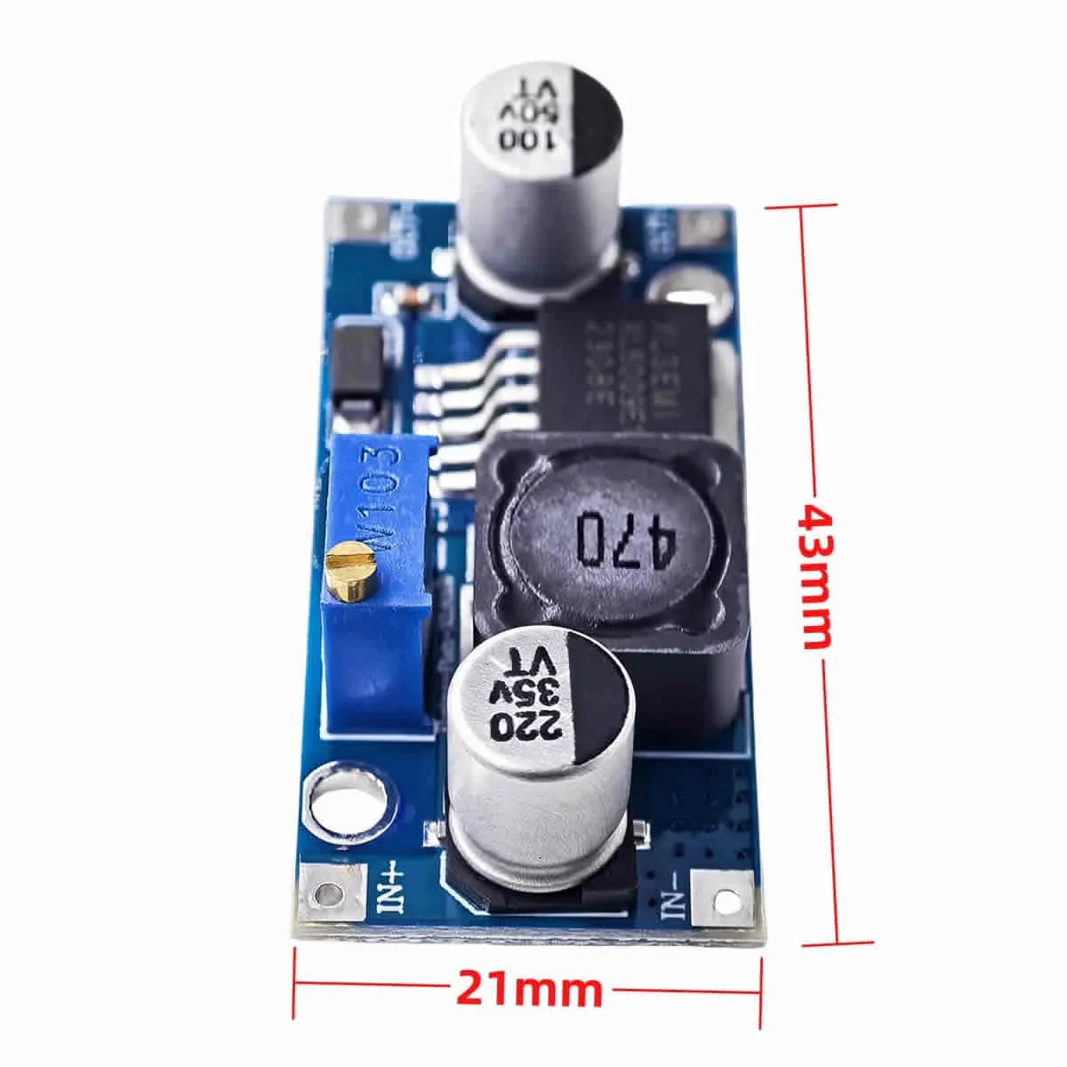 XL6009 DC-DC Adjustable Step-up Power Boost Converter Module 3-32V to 5-35V Adjustable Output Voltage 4A Power Supply Board