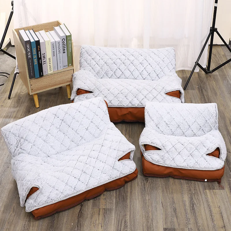 New Pet Cushion Sofa High Appearance Level Sofa Cat Kennel Dog Kennel Four Seasons Universal, Anti-Claw Cloth, Cat Accessories