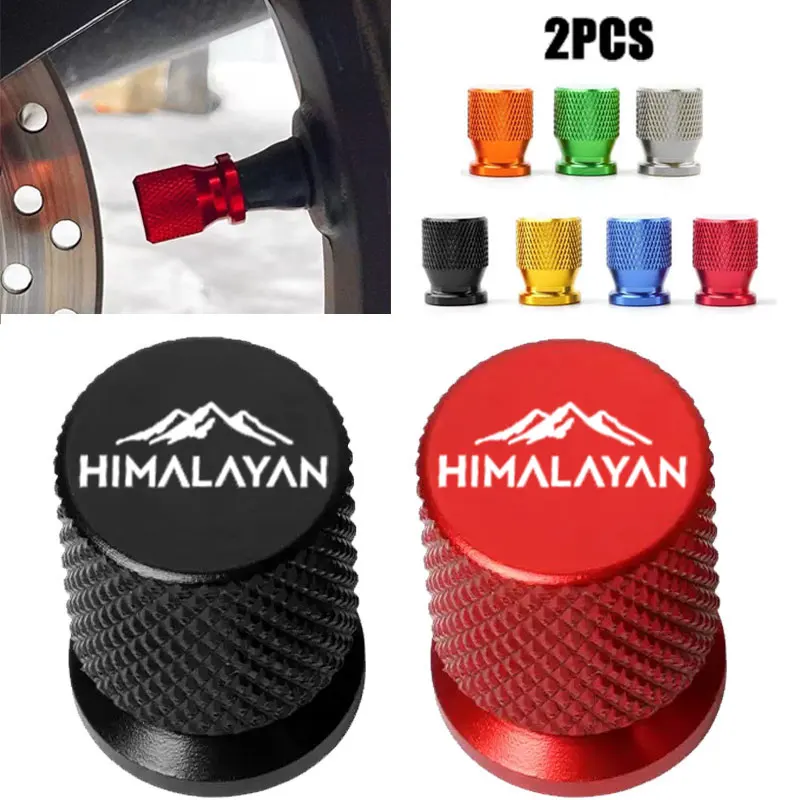 2 uds. Tapas de válvula de neumático para motocicleta, accesorios para Royal Enfield Himalayan 450 400 411 HIMALAYAN450
