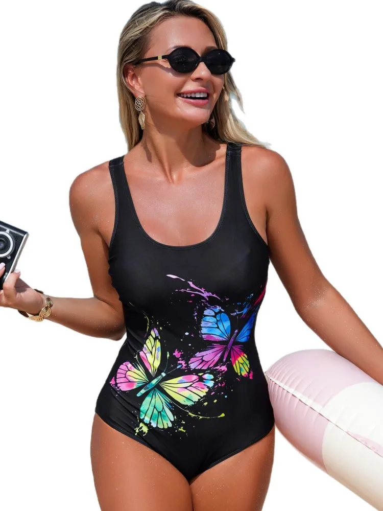 2026 جديد ارتفاع الخصر مثير ملابس السباحة النساء الصيف ثوب السباحة مجموعة البكيني أكمام ملابس السباحة امرأة الشاطئ لباس سباحة للإناث #5