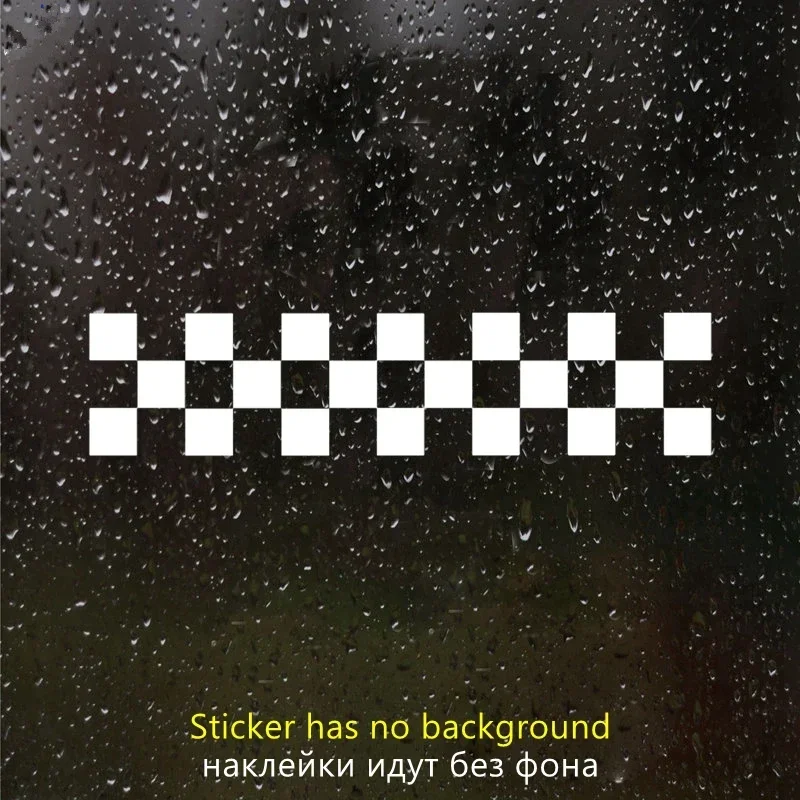 car sticker Die-Cut Vinyl Decal Chess Pattern Car Sticker Waterproof Auto Decors on Car Body Bumper Rear Window