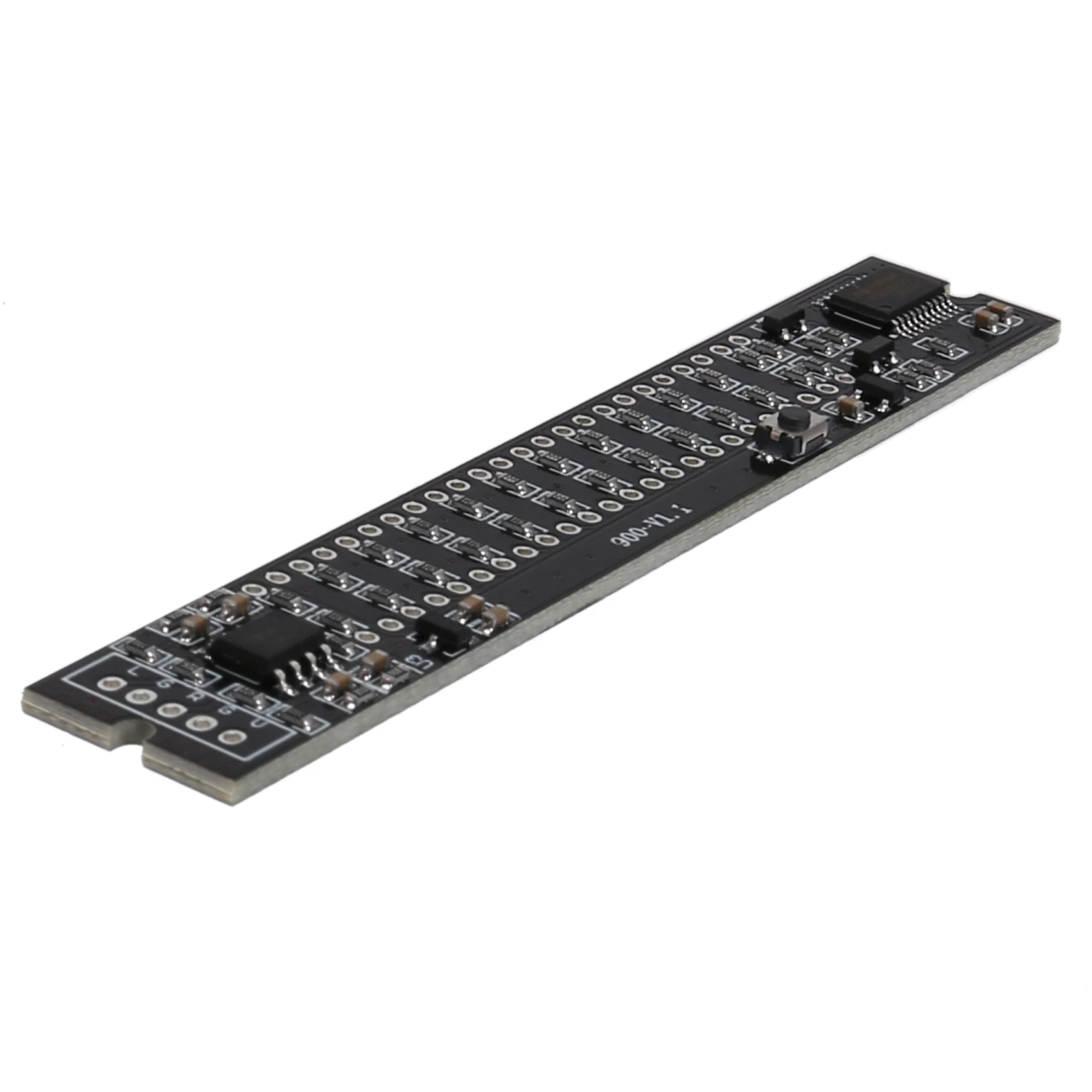 Mini Dual 12 Level Indicator LED Light Bar VU Meter Stereo Amplifier Board Adjustable Light Speed Board With AGC-ABVP