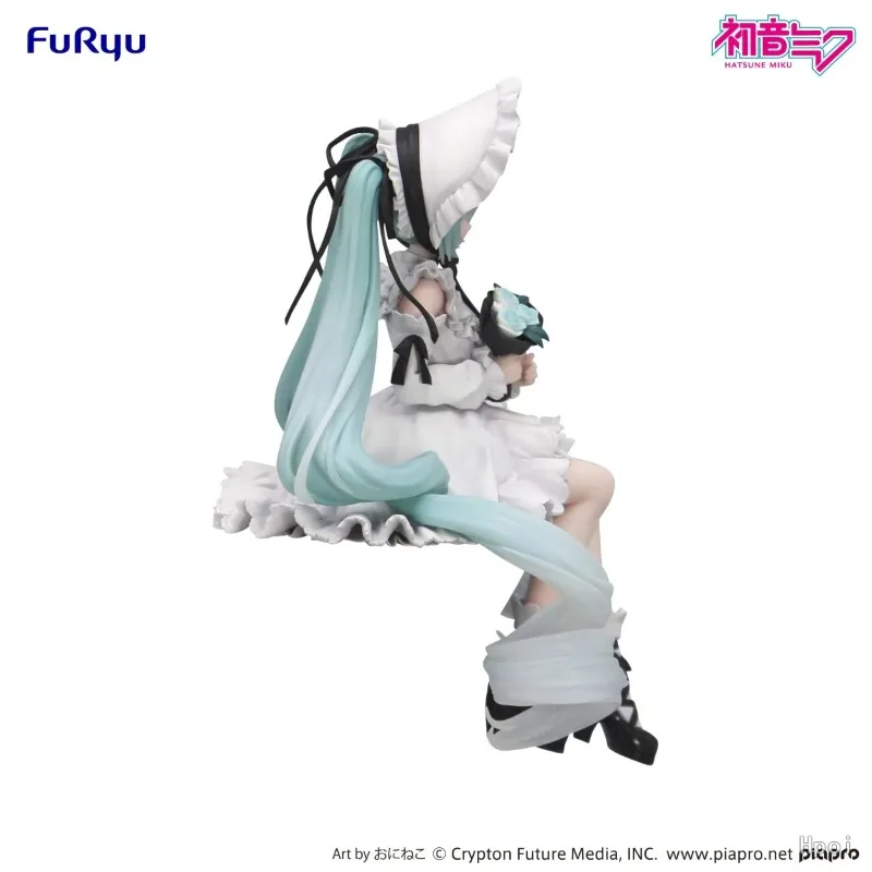 

Fast Shipping Original FuRyu Noodle Stopper Figure Hatsune Miku Classical Doll Toy Collection Anime Figure Gift