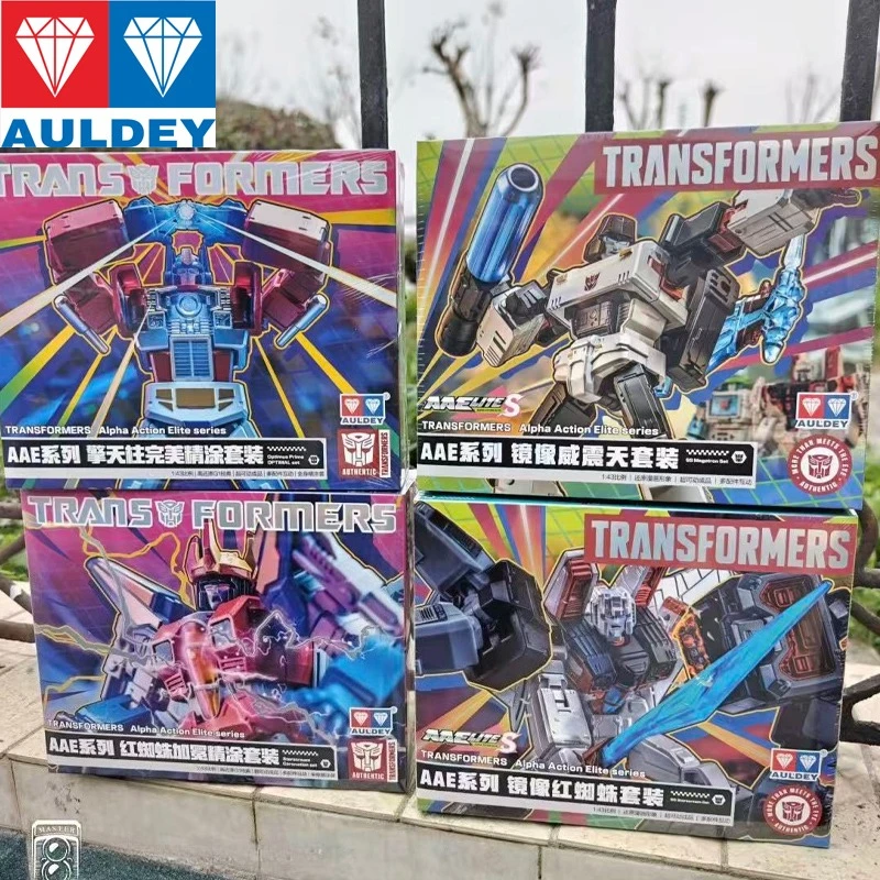 

Auldey Original Transformers Optimus Prime Mirror Sound Wave Fine Coating Suit Action Figure Toys for Boys Girls Kids Gift