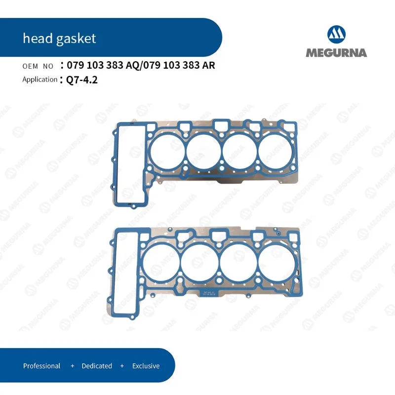 

MEGURNA 4.2 V8 Engine Cylinder Head Gasket set for Audi A4 A5 A6 A8 Q7 R8 VW Touareg 079103383AQ 079103383AR Car Accessories