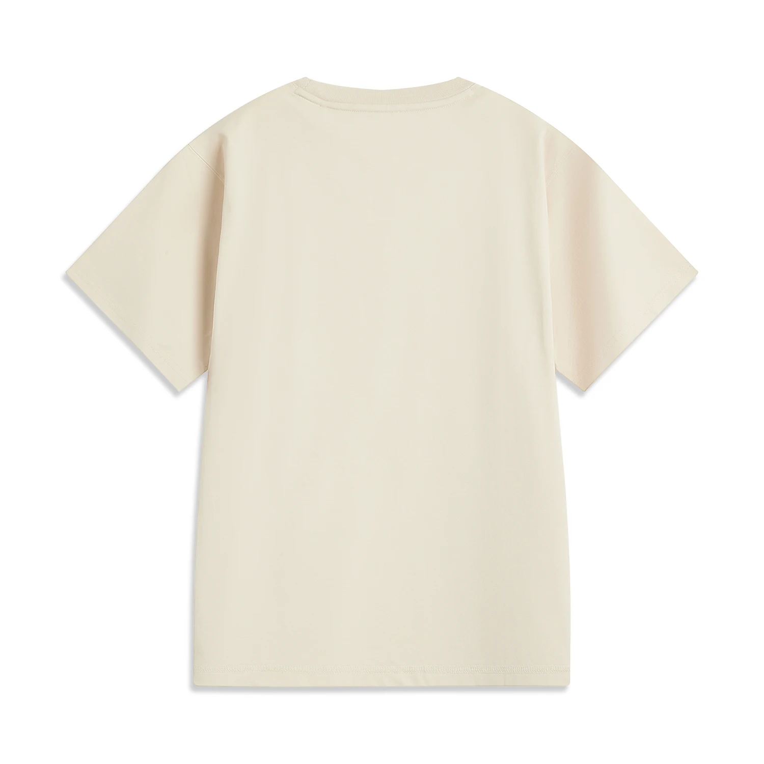 Li-Ning Women's Sports Style T-Shirt AT DRY FREEZE 75%Cotton 25%Polyester Loose Fit LiNing Leisure Pullover AHSV640