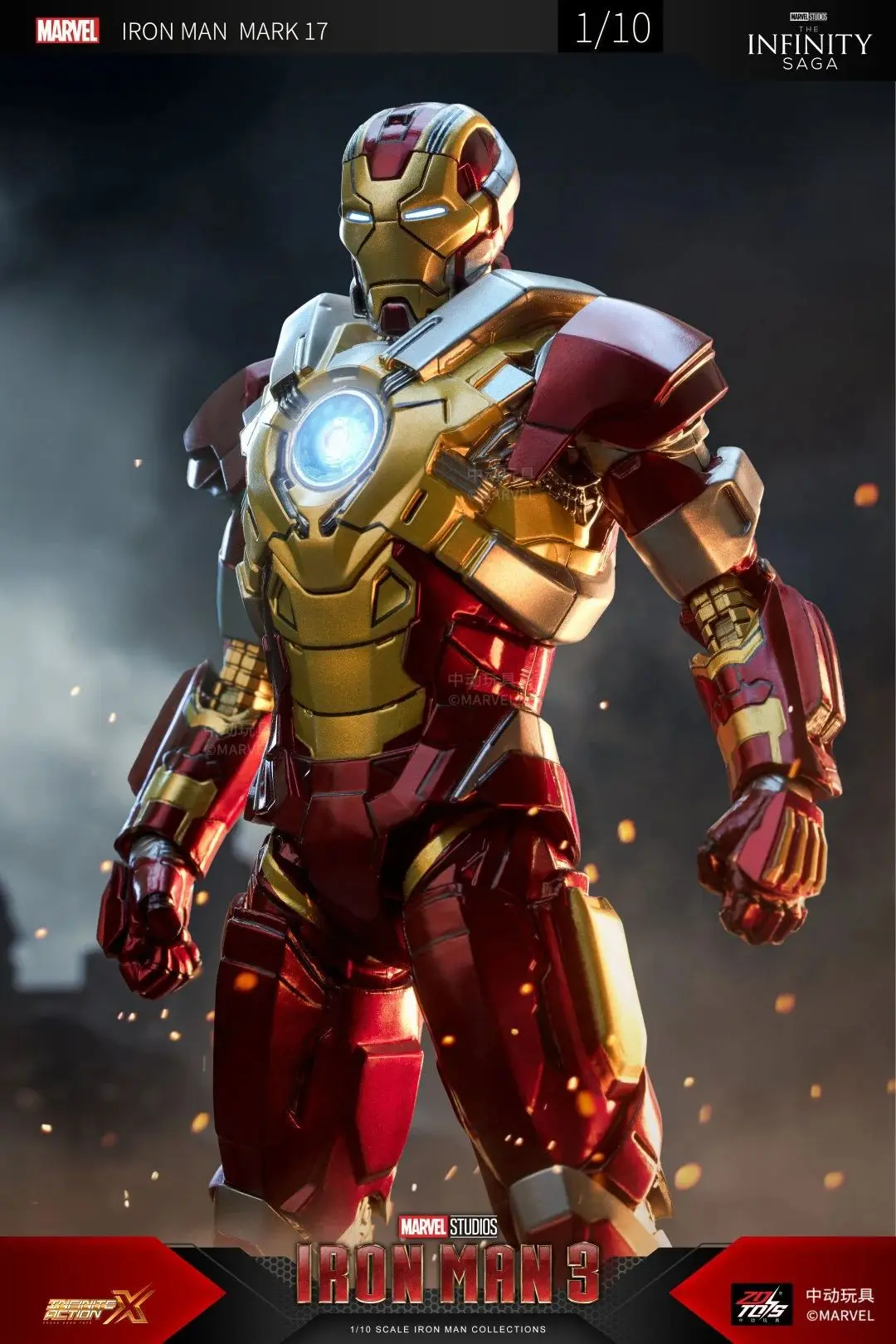 ZD Originele Iron Man MK31 MK32 Zuiger Romeo MK10 MK19 Tijger 1/10 Armor Marvel legends Avengers Action Figure Speelgoed Model Gift