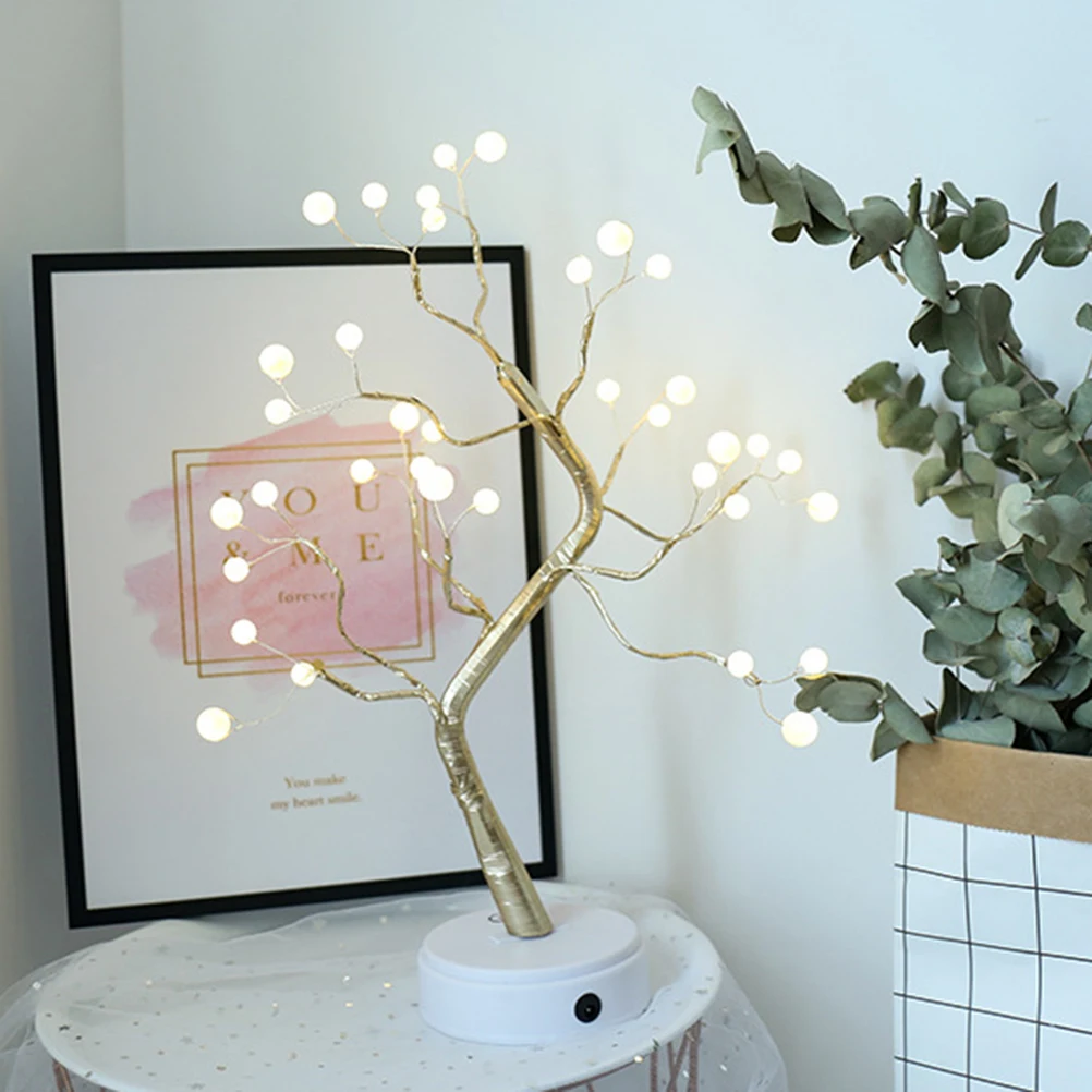 

36LED Copper Wire Lamp Tree Waterproof Design for Garden Yard Patio Landscape Solar Outdoor Decoration