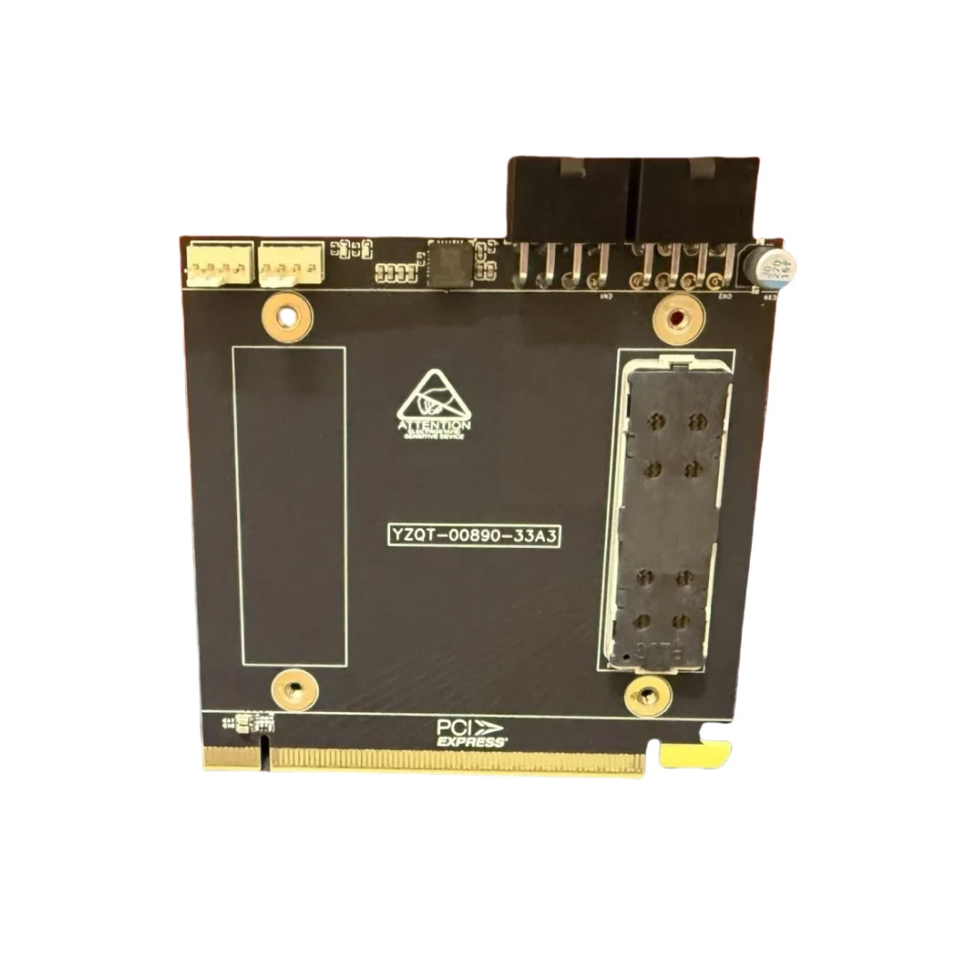 SXM2 Graphics Card 8Pin Connector P100 Gold-immersed Process Adapter Plate Adapter Card Fan 4Pin Connector Support SXM2 V100