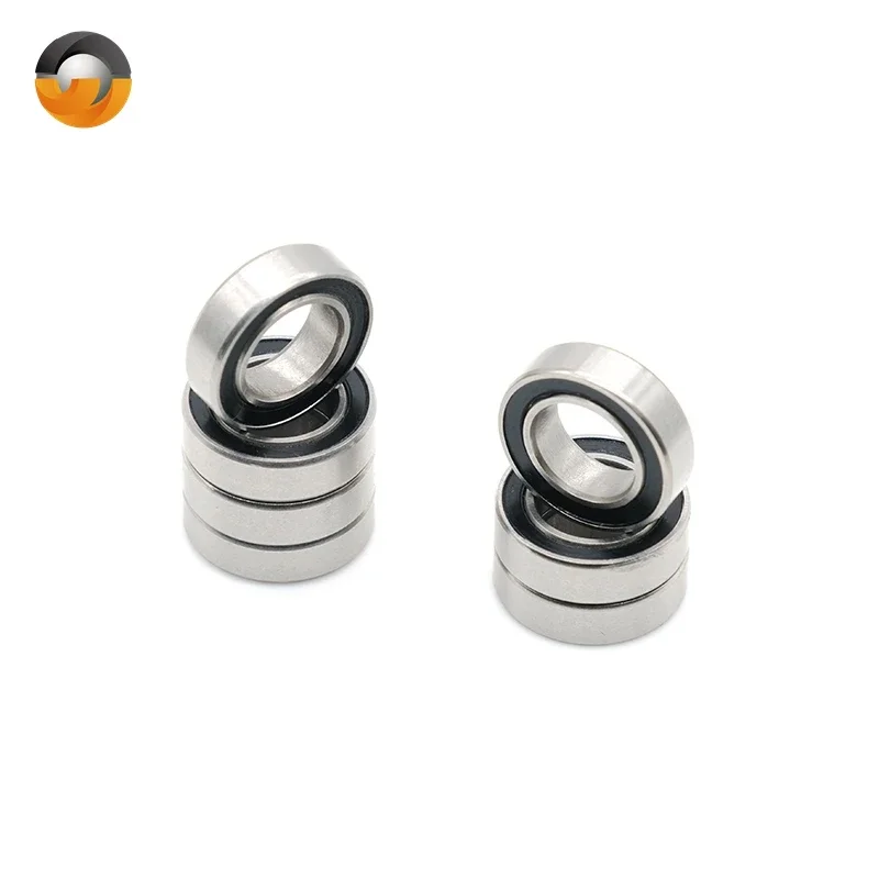 10pcs SMR148 RS 8x14x4 mm ABEC-7 Stainless Steel Miniature Ball Bearing SMR148-2RS RU Ball Bearings For Axial SCX10 II