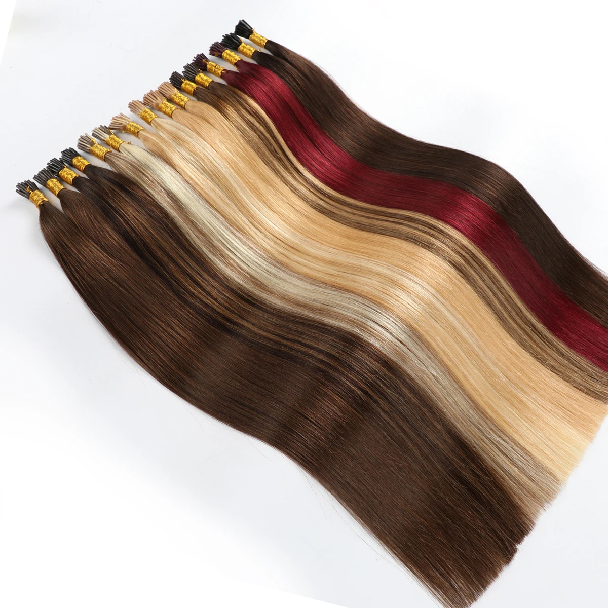 18inch Natural Remy I- Tip Hum - Hair Care Tips ulasan dan harga