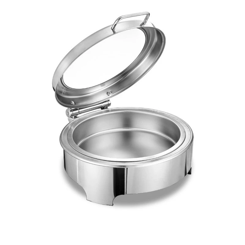 For 304 Stainless Steel Hydraulic Buffet Warmer Visible Electric Heating Chafing Dish