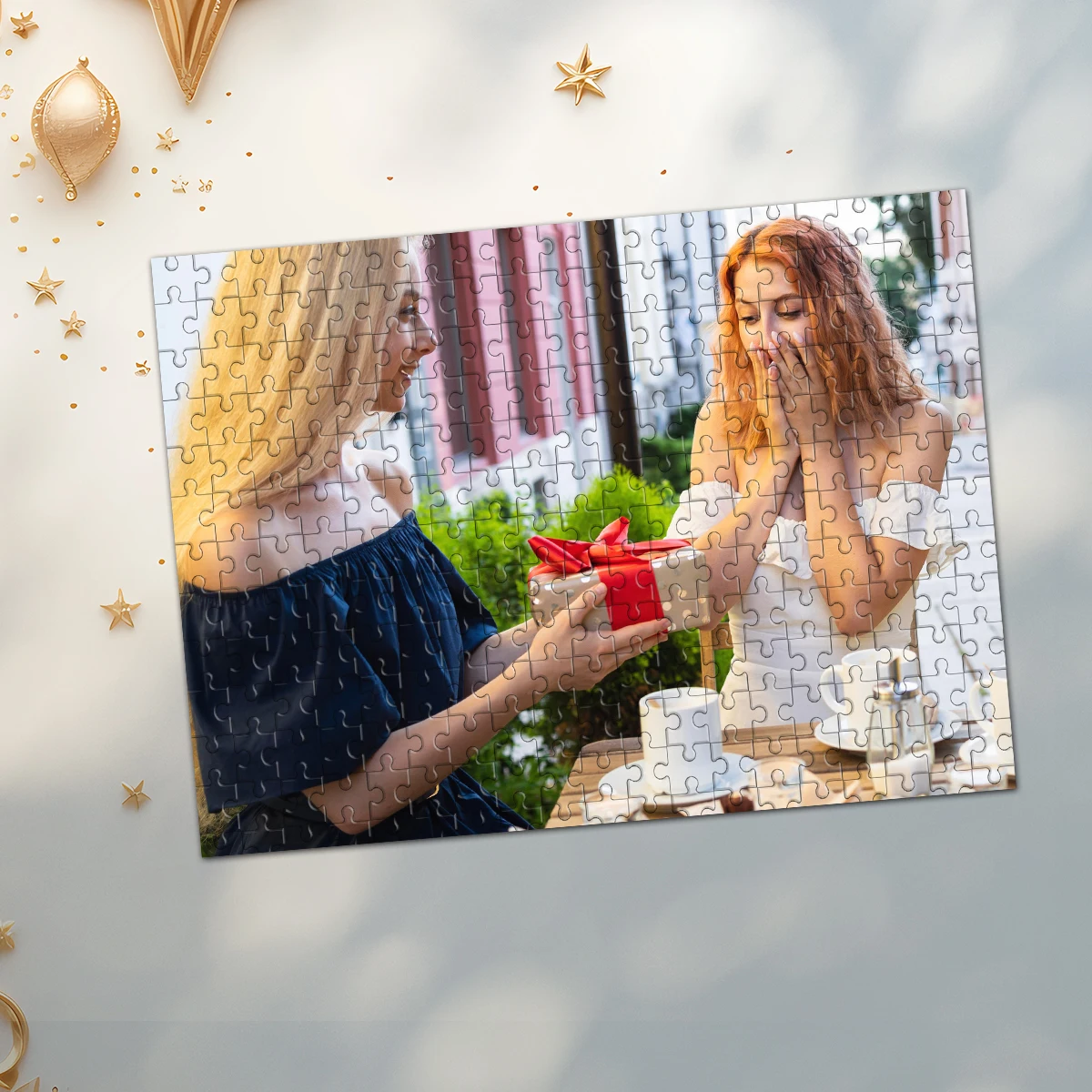 35/300/500/1000pcs  couple Custom Poster Mosaic Customizable Poster For Kids Toy Love Gift