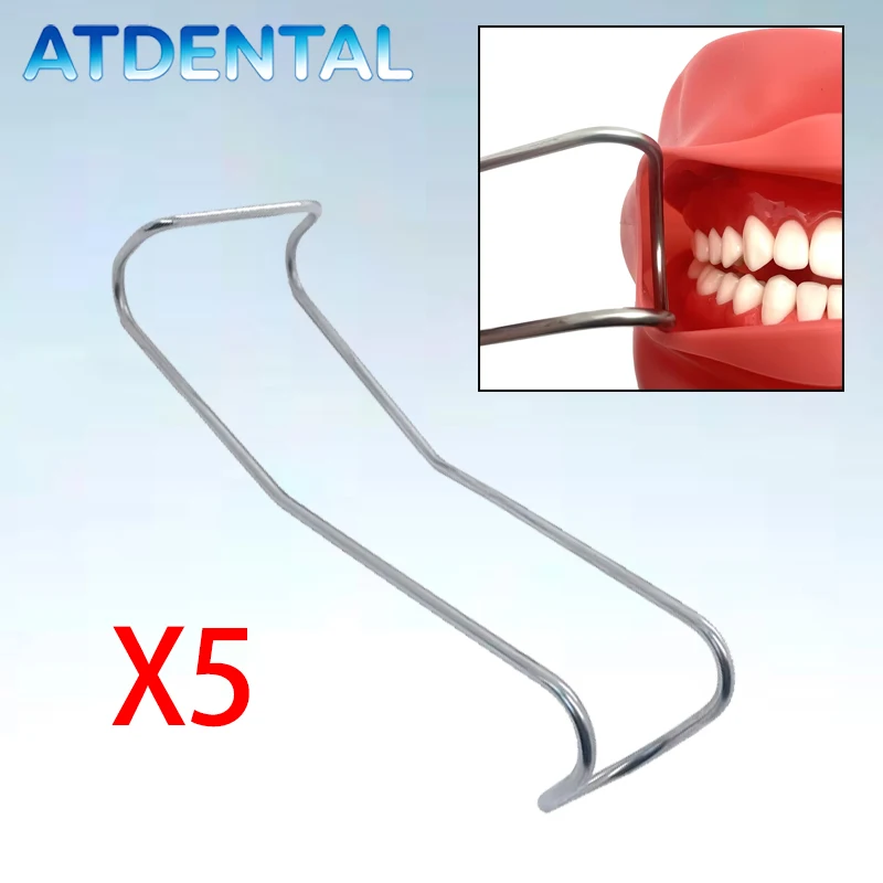 

Набор из 5 автоклавируемых роторасширителей для ротовой полости, ортодонтический инструмент, ретрактор для имплантации и хирургии полости рта