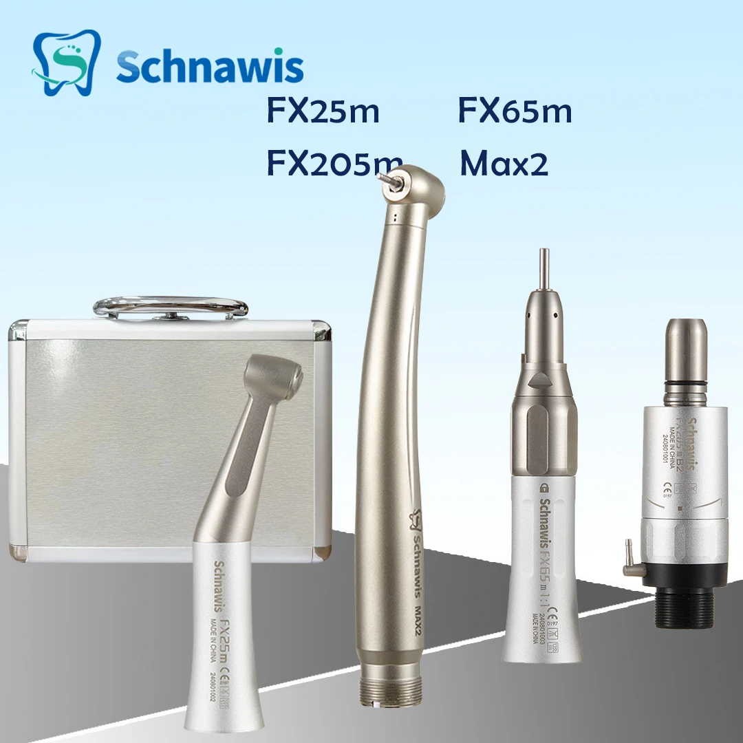 Dental 1:1 Contra Angle Low Speed Direct Drive Handpiece FX Set 500LG Turbine Handpiece Pana-Max2 Turbine Handpiece