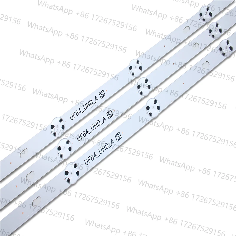 Bandas LED de 850 mm para LG 43UH6030 43UH603V 43UH6100 43UH6107, barras de retroiluminación, tira de luz, regla directa de 43 pulgadas UHD, 1 barra, 24 unidades, tipo EA